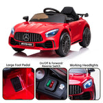 Mercedes Benz Licensed Kids Electric Ride On Car Remote Control Red CAR-GTR-RD