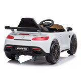 Mercedes Benz Licensed Kids Electric Ride On Car Remote Control White CAR-GTR-WH