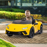 Lamborghini Performante Kids Electric Ride On Car - Yellow CAR-LAM-YL