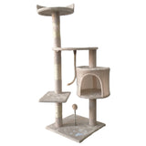 Furtastic 110cm Cat Tree Scratching Post - Beige CAT-EJT-364-BGE