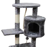 Furtastic 110cm Cat Tree Scratching Post - Silver Grey CAT-EJT-364-SGY