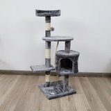 Furtastic 110cm Cat Tree Scratching Post - Silver Grey CAT-EJT-364-SGY