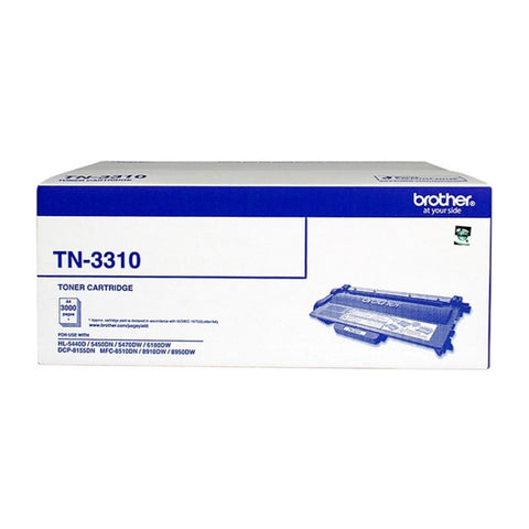 Brother TN-3310 Mono Laser Toner - Standard -HL-5440D/5450DN/5470DW/6180DW & V177-D-BN3310