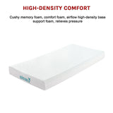 Palermo Single Mattress Memory Foam Green Tea Infused CertiPUR Approved V63-826521