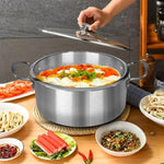 SOGA Stainless Steel 32cm Casserole With Lid Induction Cookware CASSEROLESS422832CM