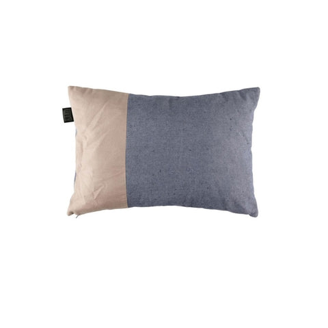 Bedding House Reweave Blue Filled Cushion 40cm x 60cm V442-HIN-CUSHION-REWEAVE-BLUE-RE