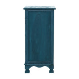 Artiss Bedside Table 3 Drawers Vintage - THYME Blue ST-CAB-B-VIN3D-BU