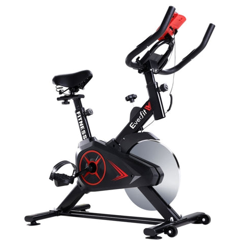 Everfit Spin Bike Exercise Bike Flywheel Cycling Home Gym Fitness Machine EB-B-SPIN-01-BK