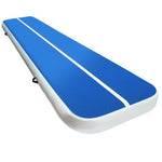 4m x 1m Inflatable Air Track Mat 20cm Thick Gymnastic Tumbling Blue And White ATM-4-1-02M-BL