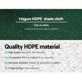 Instahut 70% Shade Cloth 1.83x20m Shadecloth Sail Heavy Duty Green SH-CL-183X200-175-GR