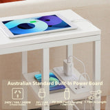 Bedside Table with Power - Chic Look, White V178-100039