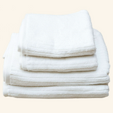 White Stripe Organic Soft 6 pcs Towel Set V262-CI-STK-573OTW