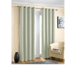 Pair of Blockout Plain Eyelet Curtains Beige V442-ABR-CURTAIN-PLAINEYELET-BEIGE-RE