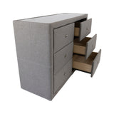 Molly Dresser Mirror 6 Chest of Drawers Bedroom Storage Cabinet - Light Grey V315-V-VIL-DM-KIT