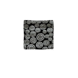 Small Designed Square Cushion Cover 30 x 30 cm Diana V442-IDC-CUSHIONC-DIANA-BLACK-SQ
