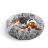 Pawfriends Pet Bed Dog Cat Calming Bed Sleeping Comfy Cave Washable Mat Extra Large 100cm V360-PTDB0013-DG-L