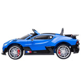 Licensed Bugatti Divo Kids Electric Ride On Car - Blue CAR-BGT-338-BU