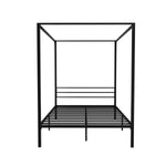 Artiss Bed Frame Double Size Metal Frame POCHY MBED-C-POCHY-D-BK-AB