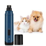 LED Light Pet Nail Grinder Dog Cat Electric Trimmer 2 Speed Rechargeable Filer V238-SUPDZ-39571400294480