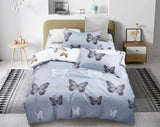 Butterfly Super King Size Quilt/Duvet Cover Set V493-MSK-423