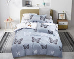 Butterfly Queen Size Quilt/Duvet Cover Set V493-MQ-423