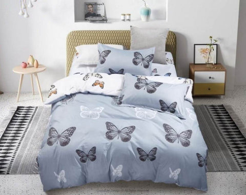 Butterfly Queen Size Quilt/Duvet Cover Set V493-MQ-423