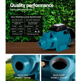 Giantz Peripheral Water Pump Garden Boiler Car Wash Auto Irrigation House QB80 PUMP-QB80-BU