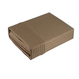 Ramesses 1000TC American Pima Cotton Narrow Stripe Sheet Set Mocha Queen V442-KIT-SHEETS-PIMANARROWSTRIPE-MOCHA-QS