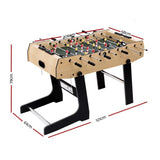 4FT Soccer Table Foosball Football Game Home Family Party Gift Playroom Foldable SOCCER-4T-FOLD