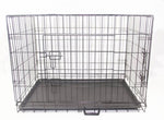 YES4PETS 48' Portable Foldable Dog Cat Rabbit Collapsible Crate Pet Cage Cover Mat V278-CR48-W-COVER-BK-MAT