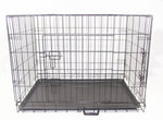 YES4PETS 42' Portable Foldable Dog Cat Rabbit Collapsible Crate Pet Cage with Cover Mat V278-CR42-W-COVER-BK-MAT