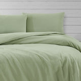 Ardor Preston Pale Green Embossed Quilt Cover Set Queen V442-INT-QUILTCS-PRESTON-GREEN-QS