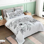 Viene Floral Quilt Cover Set - King Size V493-SM-K-16