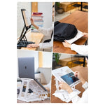 Adjustable Laptop Stand Foldable Tablet Book PC Holder Desk WHITE V274-OF-GB-PELSTD-WH