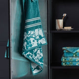 Bedding House Van Gogh Fleurir Blue Bath Towel V442-HIN-TOWEL-FLEURIRBATH-BLUE-RE