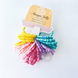 MANGO JELLY Kids Hair Ties - Bamboo Candy - Six Pack V659-HT-3CM-30P-BAMBOO-CANDY-6-L