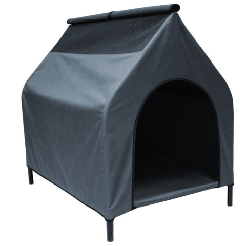 Grey XL Waterproof Portable Flea and Mite Resistant Dog Kennel House Nest Outdoor Indoor V278-78426