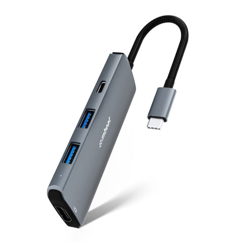 mbeat 7-in-1 USB-C 3.2 Gen2 Hub with 8K Video, 10Gbps Data - Space Grey V186-MB-UCD32-U7