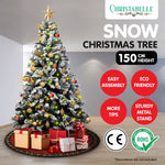 Christabelle Snow-Tipped Snowflocked Artificial Christmas Tree 1.5m - 550 Tips CMT-BXS-210-SN