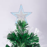 Christabelle 1.5m Enchanted Pre Lit Fibre Optic Christmas Tree Stars CMT-JFA-150-OPF