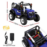 Rigo Kids Electric Ride On Car Off Road Jeep Remote 12V Blue RCAR-JEP-SWING-BU