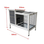 Rabbit Bunny Cage Hutch Pet Cages Enclosure V63-836811