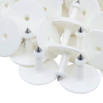 100x Cattle Ear Tags 6x7cm Set - Medium White Blank Cow Sheep Livestock Label V238-SUPDZ-40208932339792