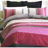 Belmondo Cavalli Polyester Cotton Quilt Cover Set Queen V442-CAP-QUILTCS-CAVALLI-PINK-QS