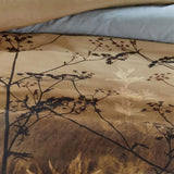 Bedding House Judy Brown Cotton Quilt Cover Set Queen V442-HIN-QUILTCS-JUDY-BROWN-QS