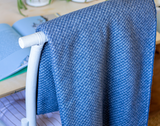 Chiswick Throw - Merino Wool/Cashmere - Navy V164-CH14