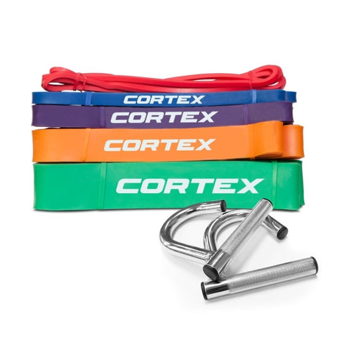 CORTEX Resistance Bands Set & Handles V420-BANDRESIST-SET5HANDLE