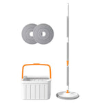 Cleanix Clean Sewage Separation Mop Rotary Hand-Wash-Free Flat Suction Orange white V360-ZC-CLSM0000-OW