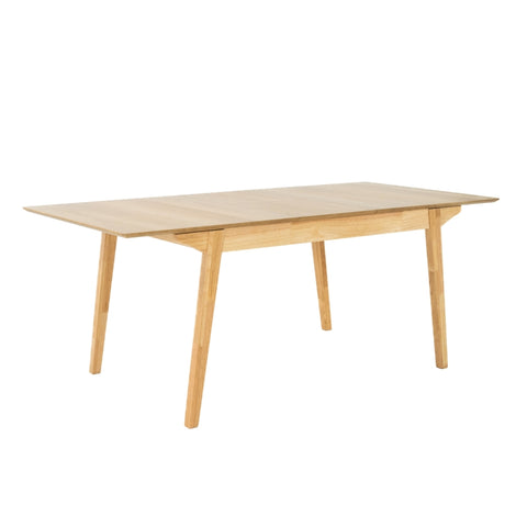 Cusco 150cm - 190cm Extendable Dining Table Scandinavian Style Solid Rubberwood V315-VOD-CUSC-03