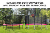 UP-SHOT 12ft Replacement Trampoline Safety Pad, Universal, Round, Pink V219-TRMPADUPSA2PK